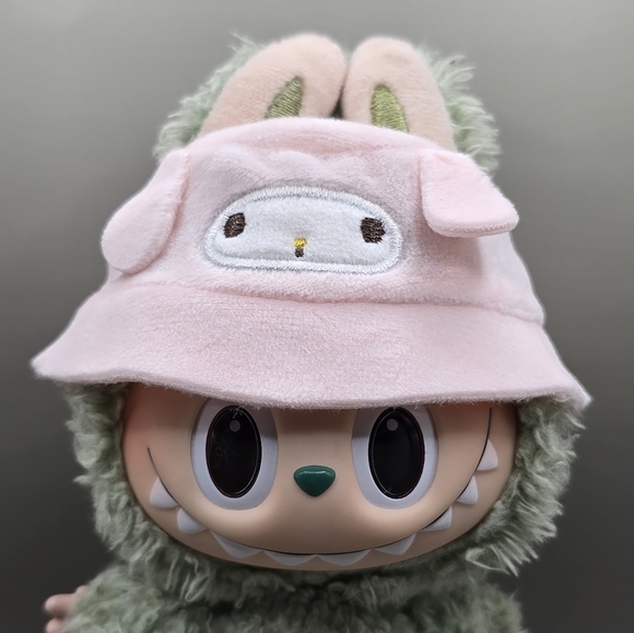 Labubu Clothes - The Monsters - My Melody Sanrio Bucket Hat - Picture 1 of 4